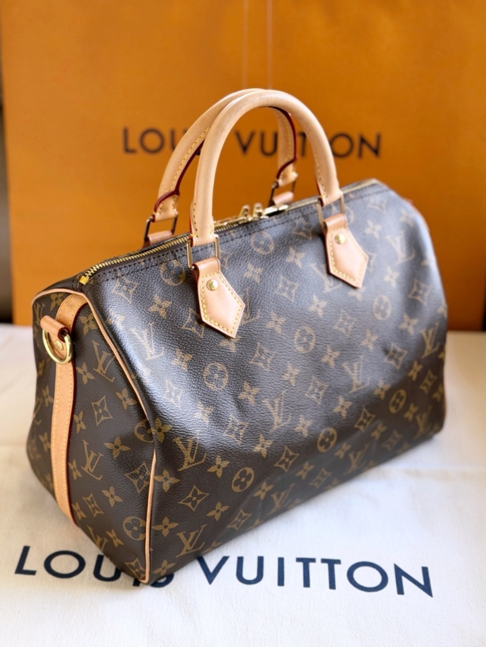 2026 Made in France Microchip Louis Vuitton Speedy Bandouliere 30 Monogram